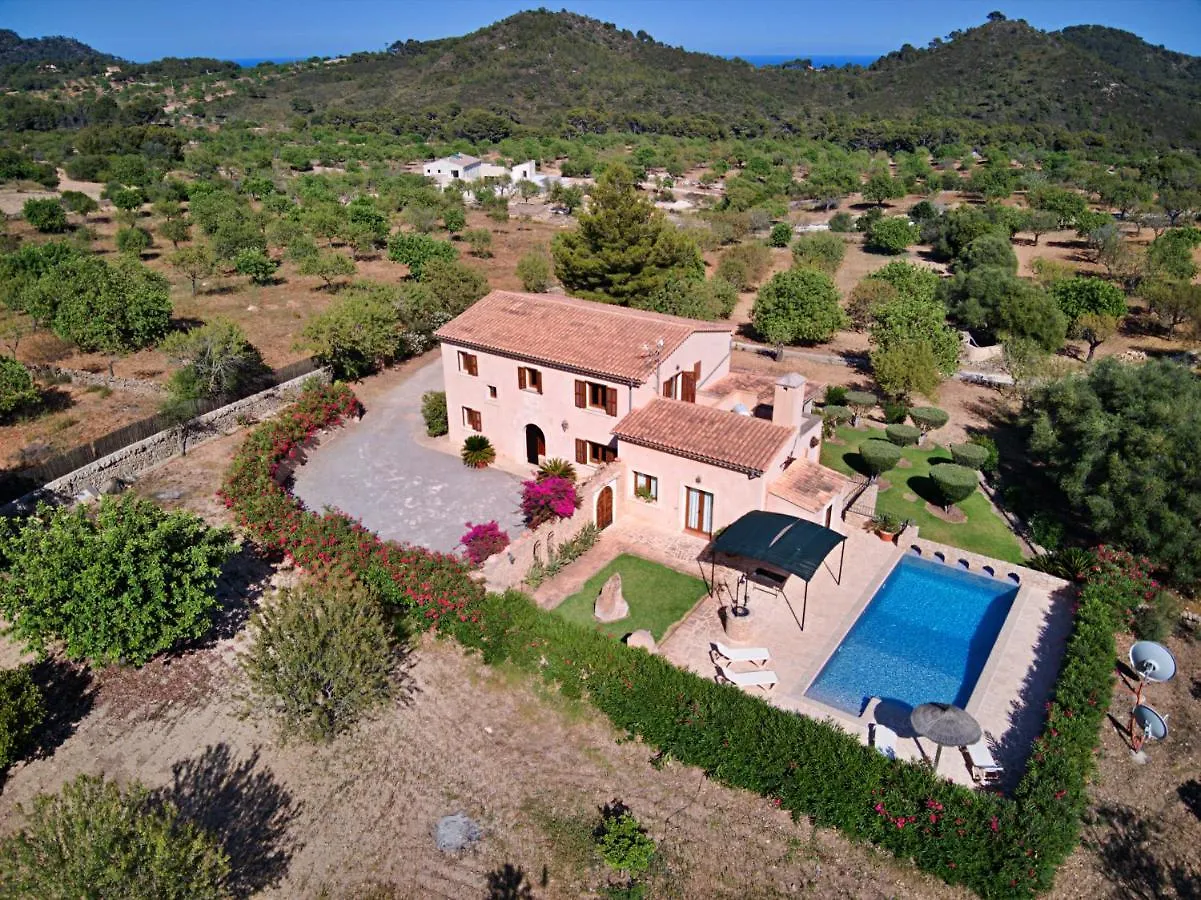Вилла Sa Sinia - Family Rural House With Pool And Mountain Views S'Horta